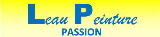 Logo Leau Peinture Passion, peintre à Royan